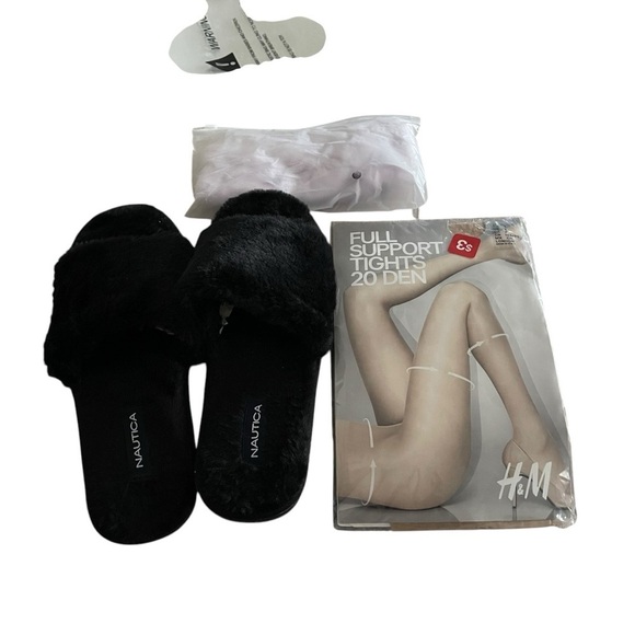 Set Slippers ,  Tights and Hair Band - Picture 1 of 8